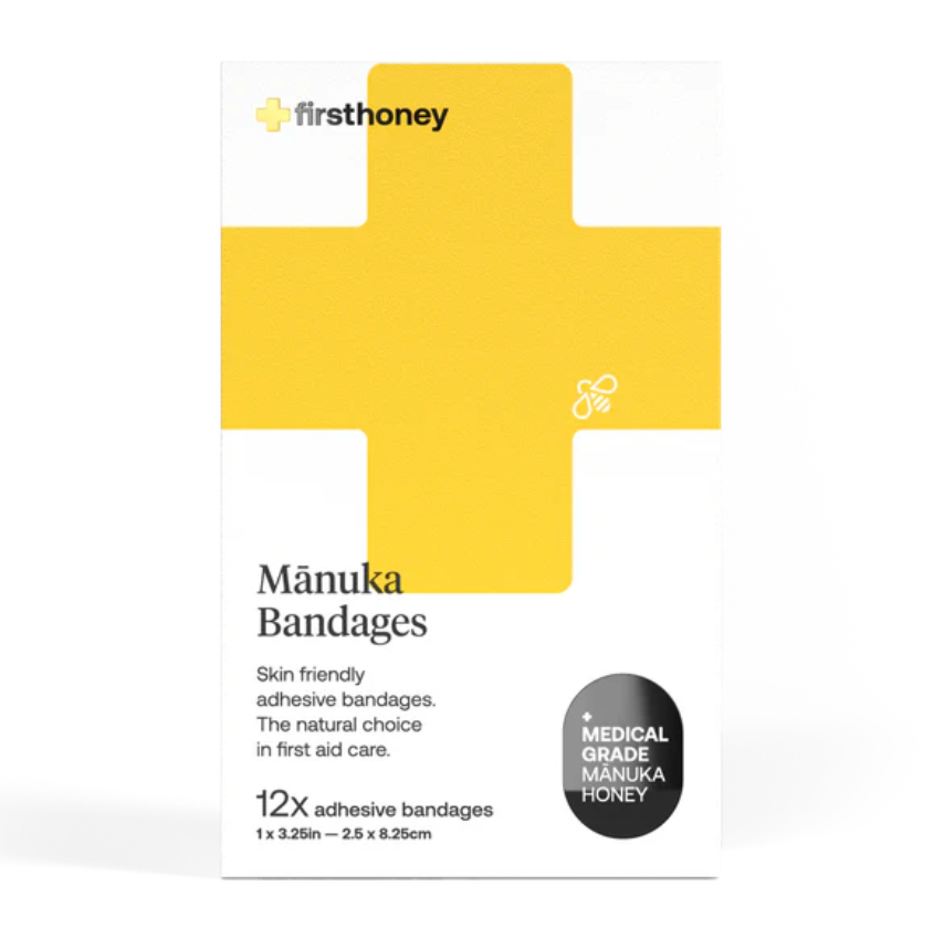 Firsthoney Mānuka Honey Bandages (1"x3.25")