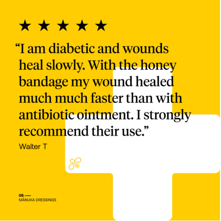 Firsthoney Mānuka Honey Bandages (1"x3.25")