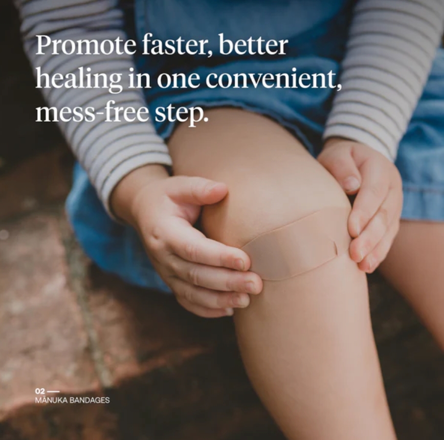 Firsthoney Mānuka Honey Bandages (1"x3.25")