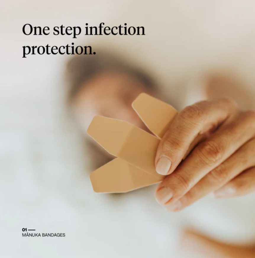 Firsthoney Mānuka Honey Bandages (1"x3.25")